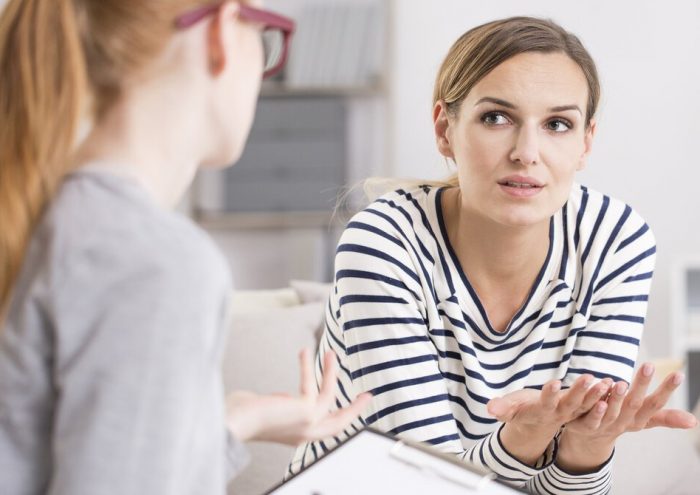 Patient after traumatic